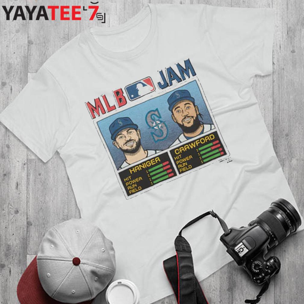 Mitch Mlb Jam Mariners Haniger And Crawford Shirt Jp - Tiotee