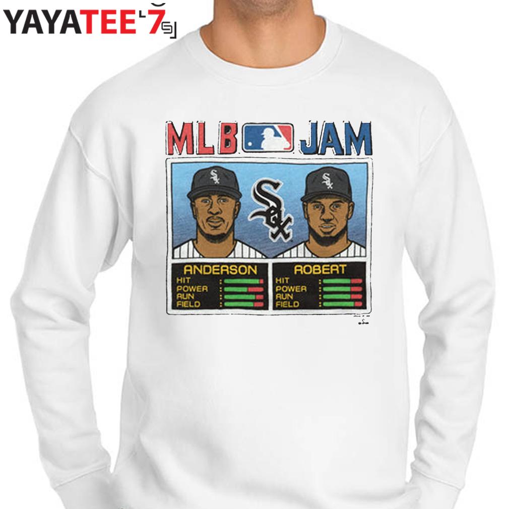 MLB Jam White Sox Anderson and Robert Retro Chicago White Sox T-Shirt,  hoodie, sweater, long sleeve and tank top