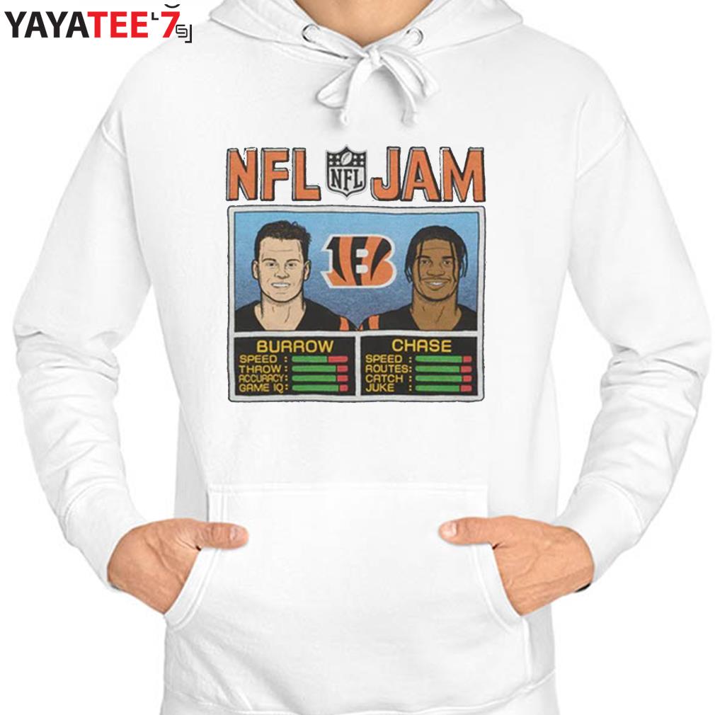 NFL Jam Cincinnati Bengals Ja'Marr Chase and Joe Burrow shirt, hoodie,  sweater, long sleeve and tank top