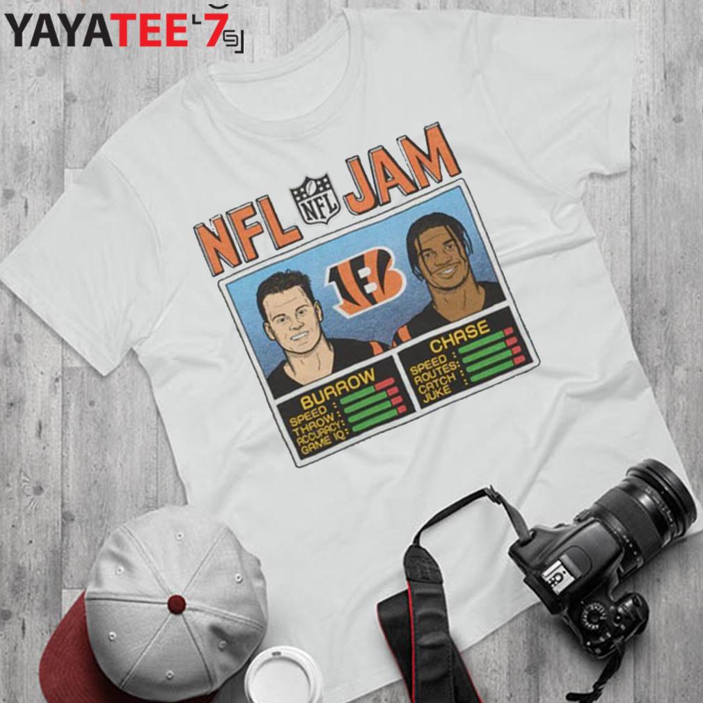 NFL Jam Cincinnati Bengals Ja'Marr Chase and Joe Burrow shirt