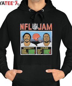 NFL Jam Browns Garrett and Chubb Cleveland Browns shirt, hoodie, sweater,  long sleeve and tank top