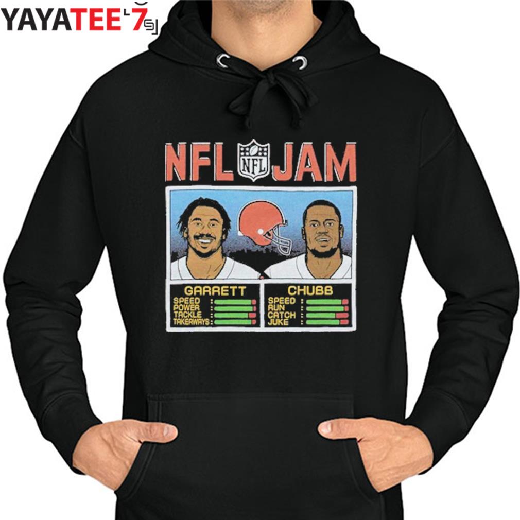 NFL Jam Myles Garrett And Nick Chubb Cleveland Browns shirt, hoodie,  sweater, long sleeve and tank top