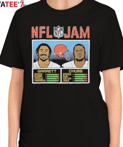 Nfl Jam Cleveland Browns Myles Garrett And Nick Chubb Shirt