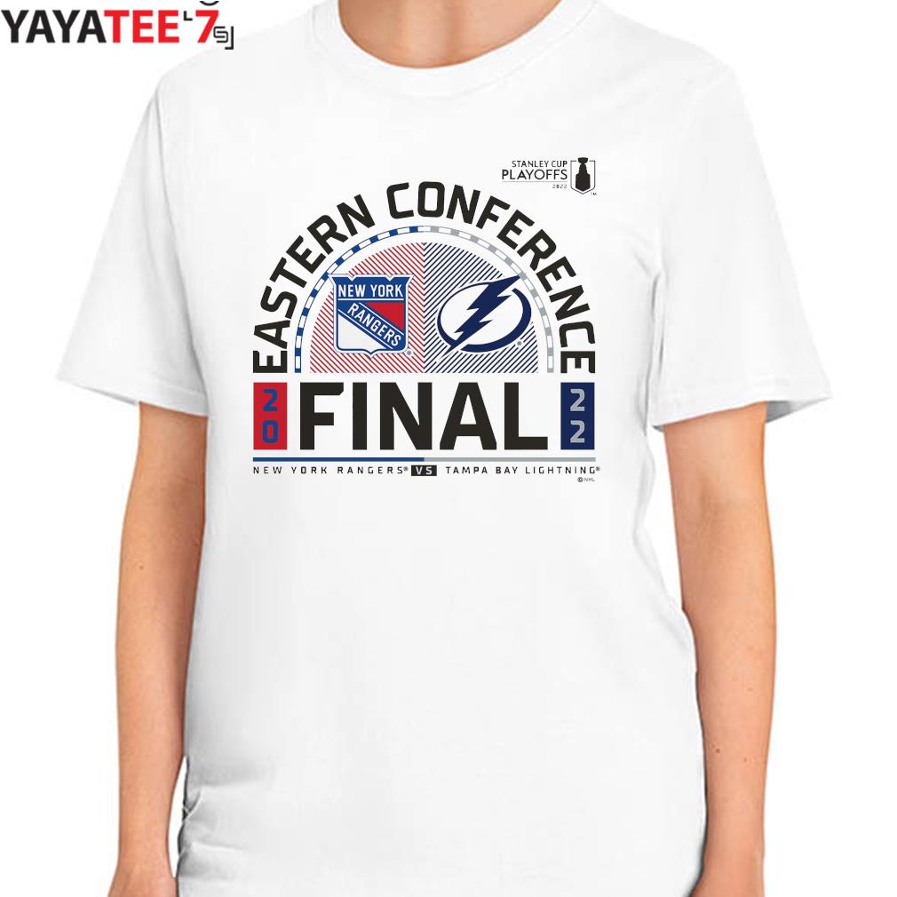 New York Rangers vs Tampa Bay Lightning 2022 Stanley Cup Playoffs Eastern  Conference Finals shirt, hoodie, sweater, long sleeve and tank top