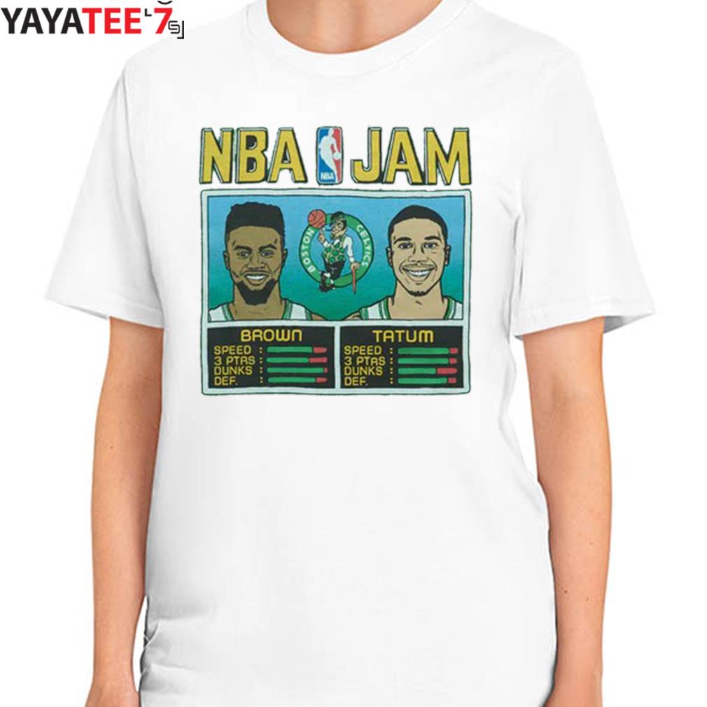 Official NBA Jam Celtics Brown And Tatum Shirt, hoodie, sweater, long  sleeve and tank top