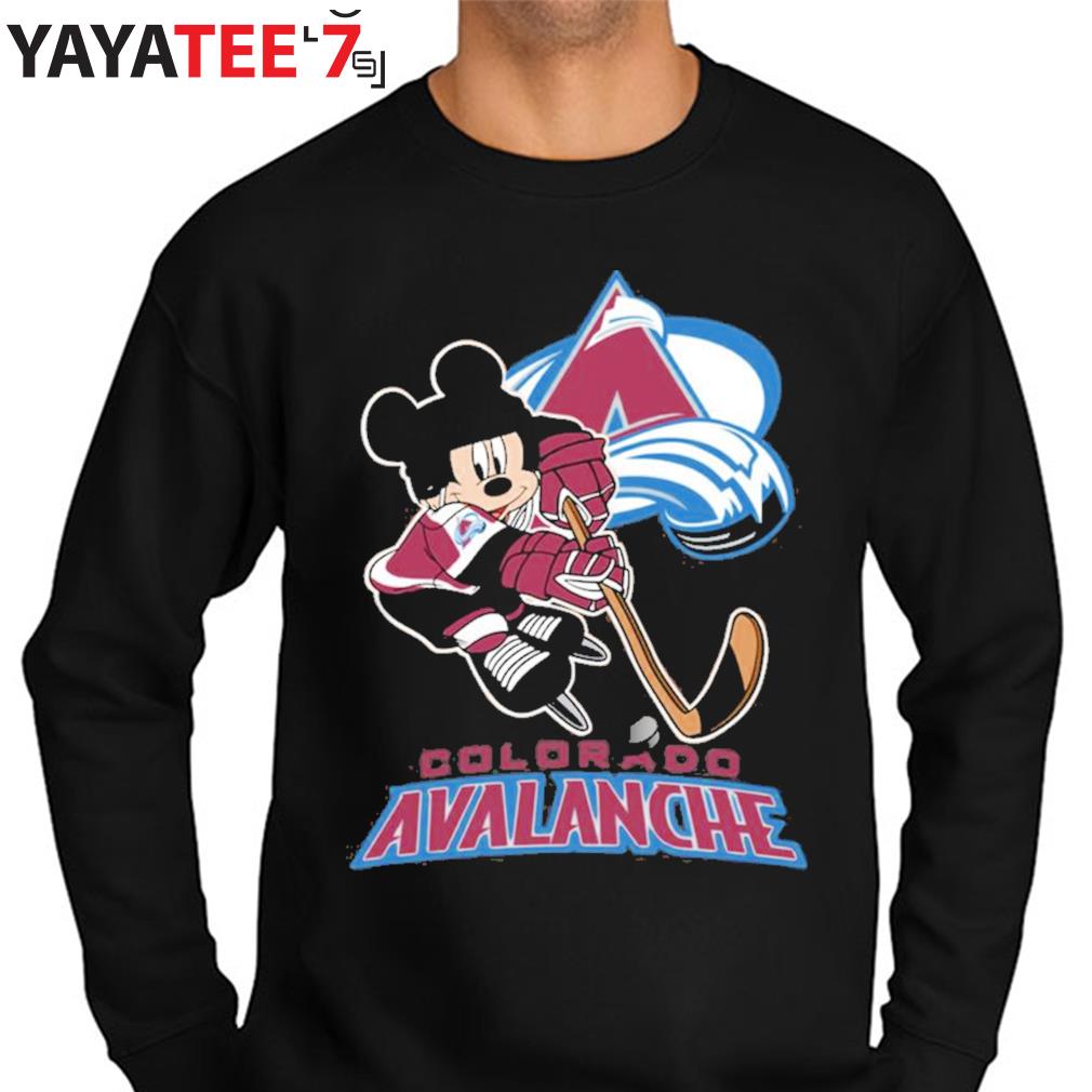 NHL Colorado Avalanche Mickey Mouse Disney Hockey T Shirt T-Shirt