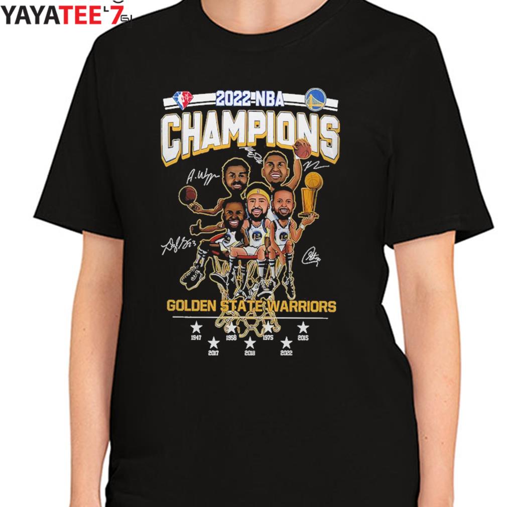 Golden State Warriors 2022 NBA Finals Champions Caricature T-Shirt - White,  hoodie, sweater, long sleeve and tank top