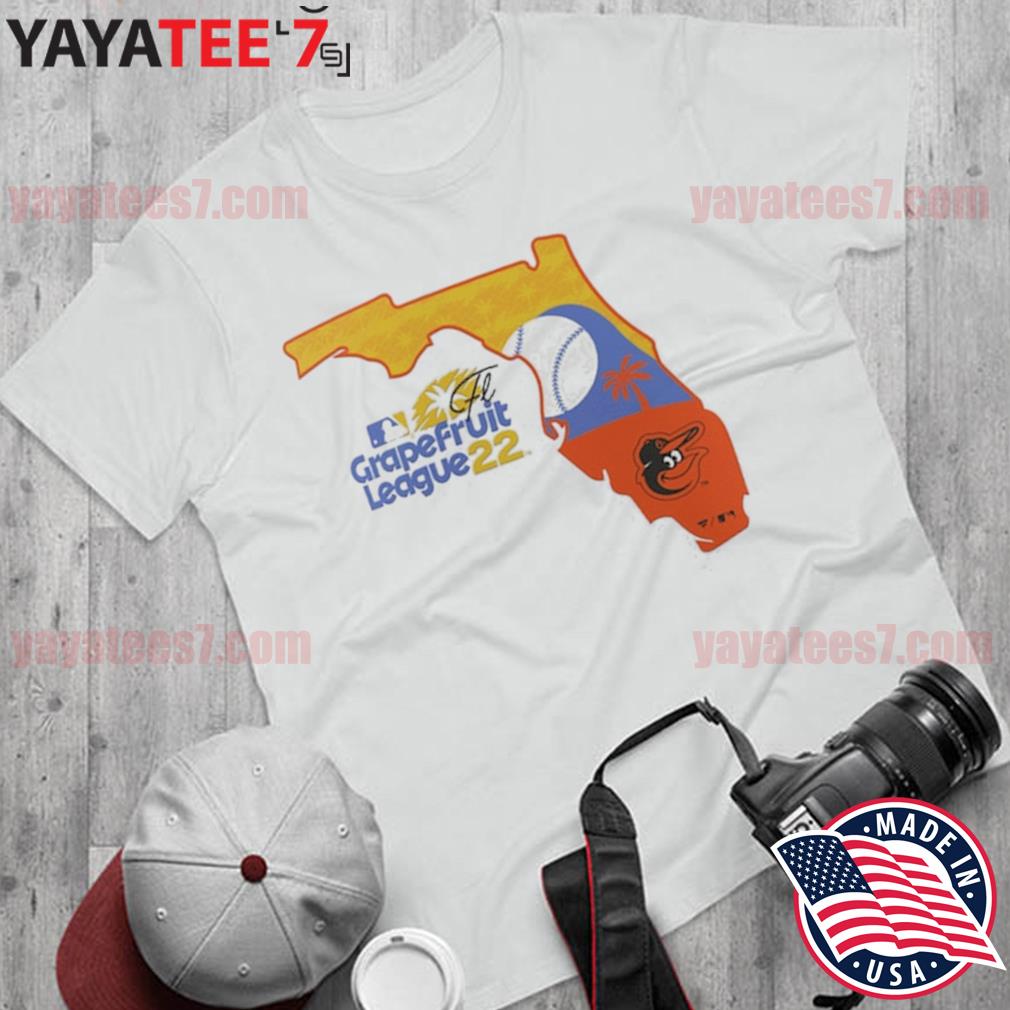 Baltimore Orioles 2022 MLB Spring Training Grapefruit League State Fill T  Shirt