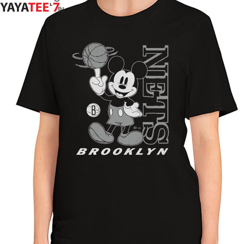 Brooklyn Nets Junk Food Disney Vintage Mickey Baller 2022 T-Shirt
