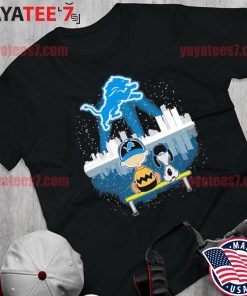 Charlie Brown And Snoopy Dog Watching City Detroit Lions 2022 shirt,  hoodie, sweater, long sleeve and tank top