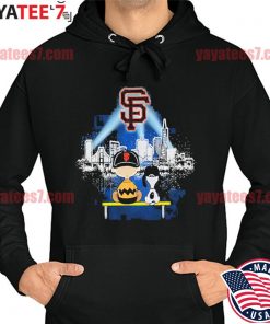 Official Charlie Brown And Snoopy Watching City San Francisco Giants shirt,  hoodie, sweater, long sleeve and tank top