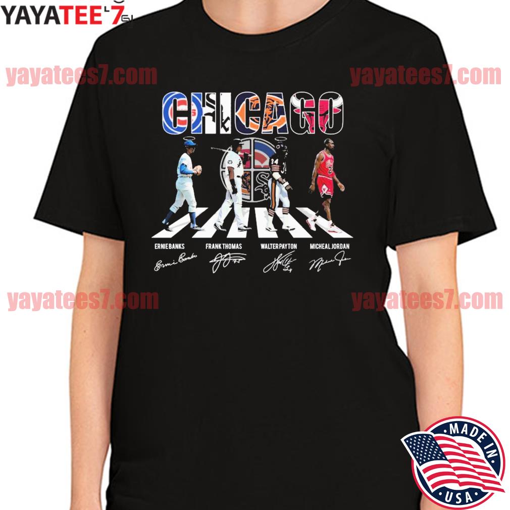 Buy Walter Payton and Michael Jordan Chicago signatures shirt For