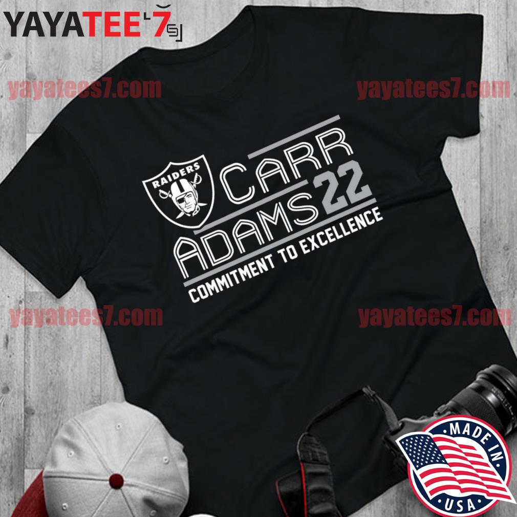 Derek Carr Las Vegas Raiders 2022 commitment to excellence shirt