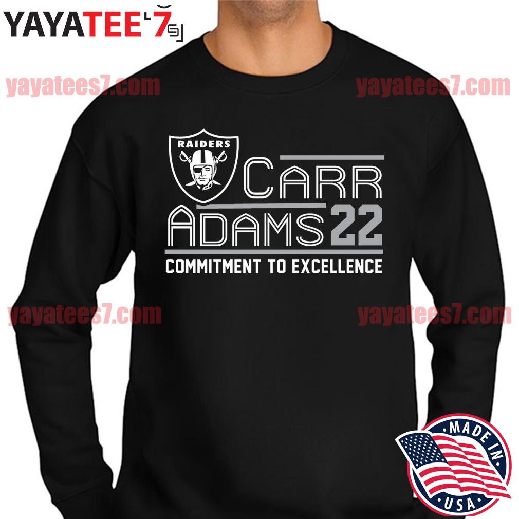 Derek Carr Las Vegas Raiders 2022 commitment to excellence shirt