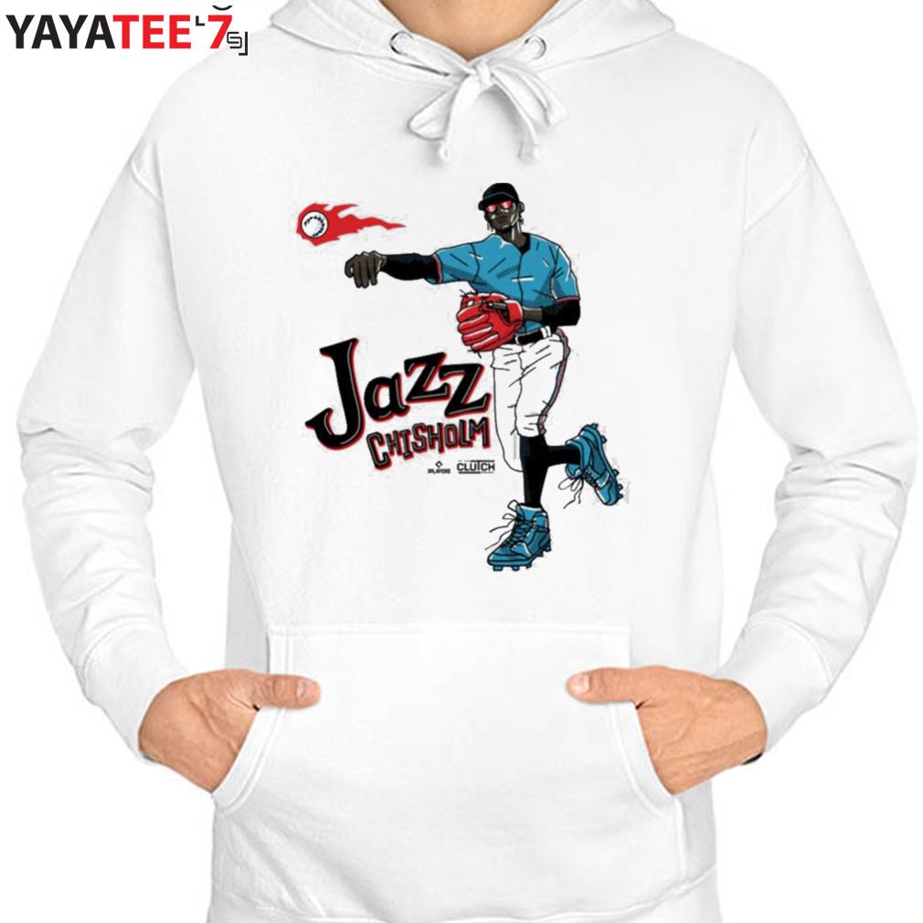 Jazz Chisholm Miami Marlins baseball head cartoon funny T-shirt, hoodie,  sweater, long sleeve and tank top