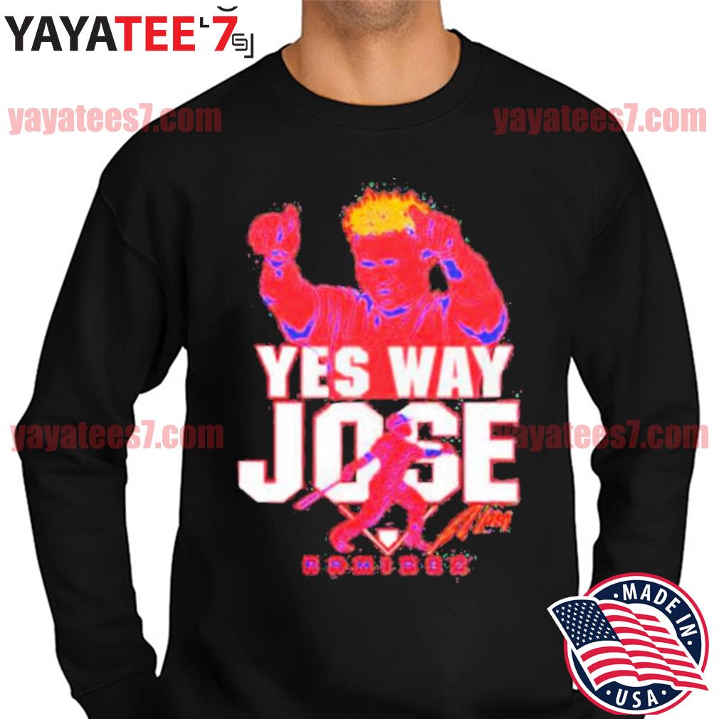 Jose Ramirez Yes Way Jose vintage shirt, hoodie, sweater, long sleeve and  tank top