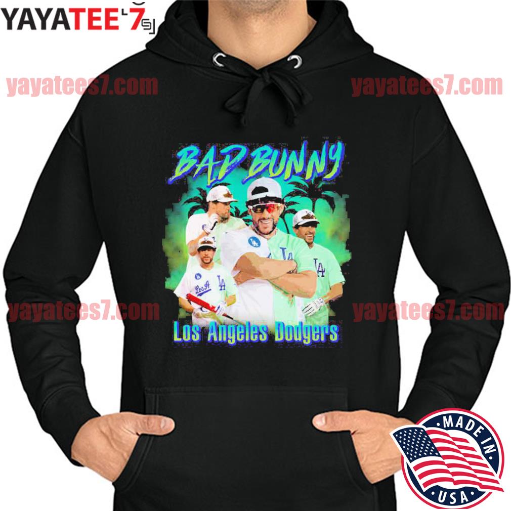 LA Los Angeles Dodgers Bad Bunny Dodgers Unisex T-Shirt - REVER LAVIE