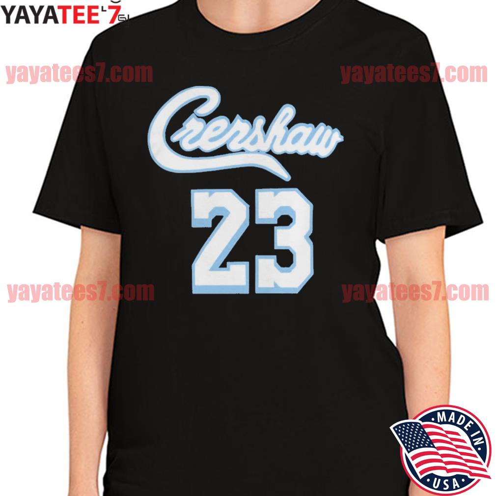 LeBron James Throwback CRENSHAW Blue Jersey