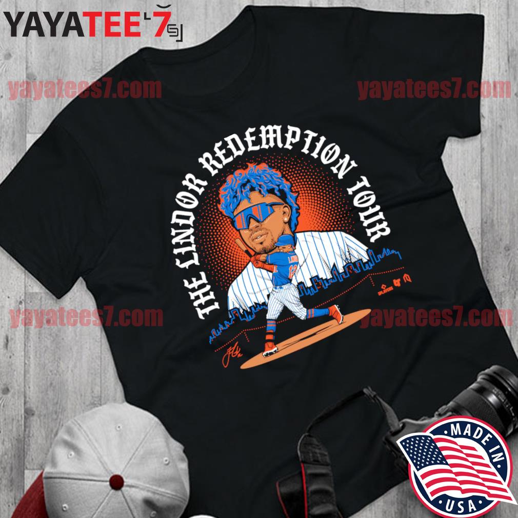 Lindor Redemption Tour Shirt - MLBPA - Athlete Logos + BreakingT