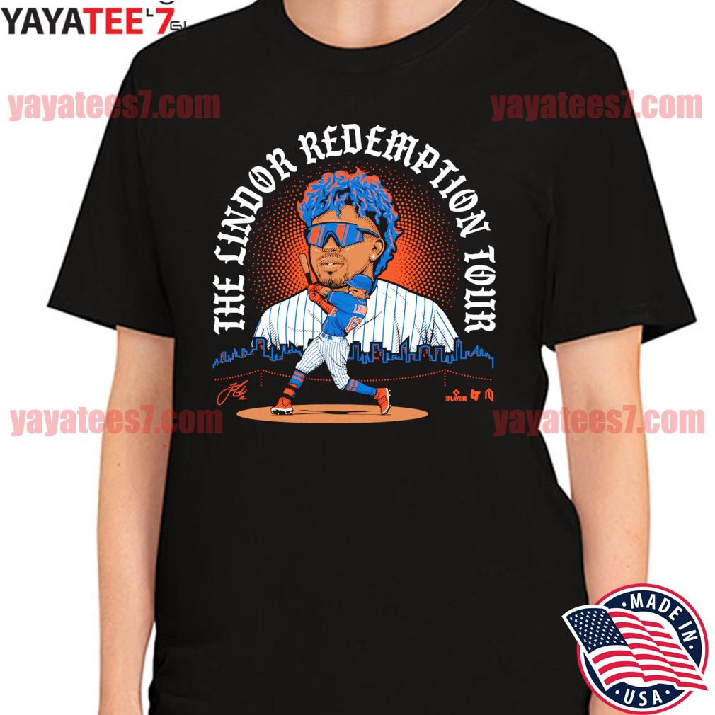 Lindor Redemption Tour Shirt - MLBPA - Athlete Logos + BreakingT