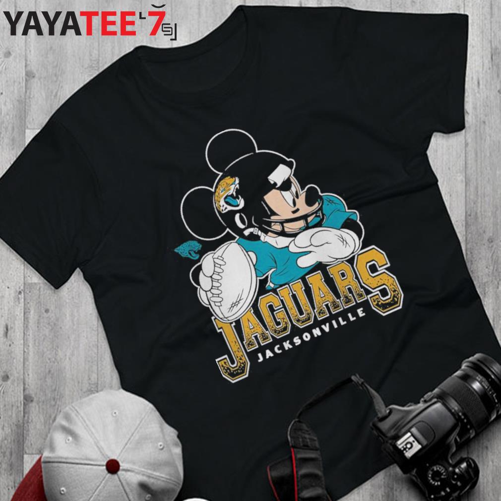 Men's Junk Food Black Jacksonville Jaguars Disney Mickey