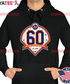 Official New york mets 60 years anniversary shirt, hoodie, sweater