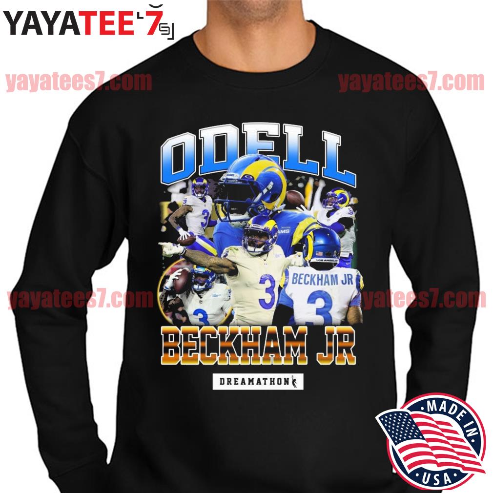 Official odell Beckham Jr American Los Angeles Rams Football Shirt, hoodie,  sweater, long sleeve and tank top