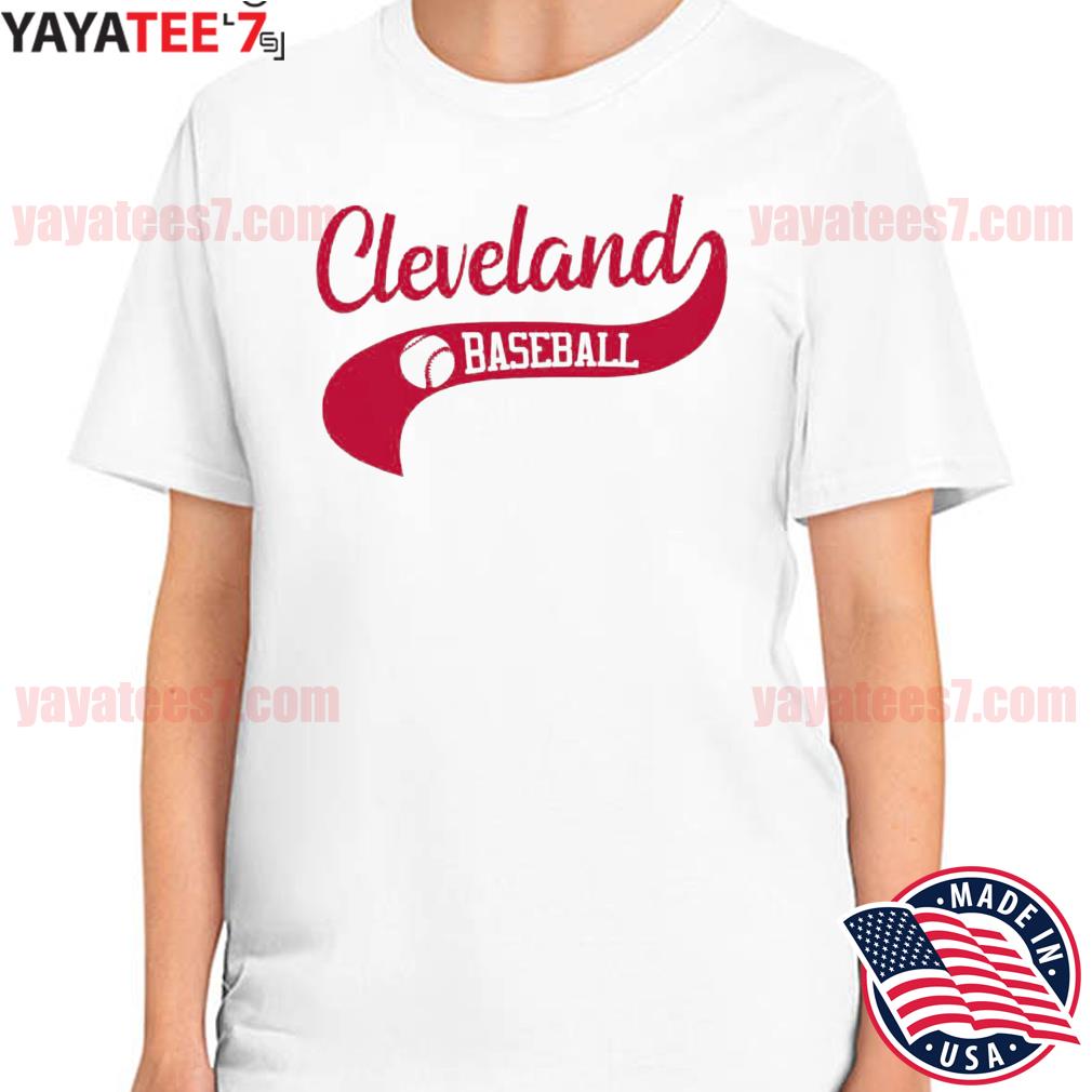 Retro Cleveland Baseball Vintage Swoosh Cleveland Indians Shirt