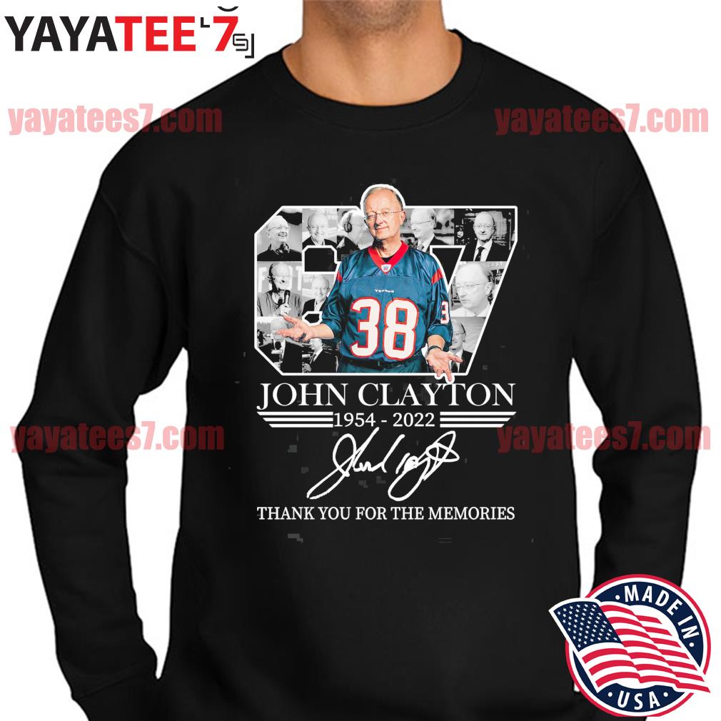 RIP John Clayton 1954-2022 Thanks For Memories T Shirt, hoodie, tank top,  sweater and long sleeve t-shirt