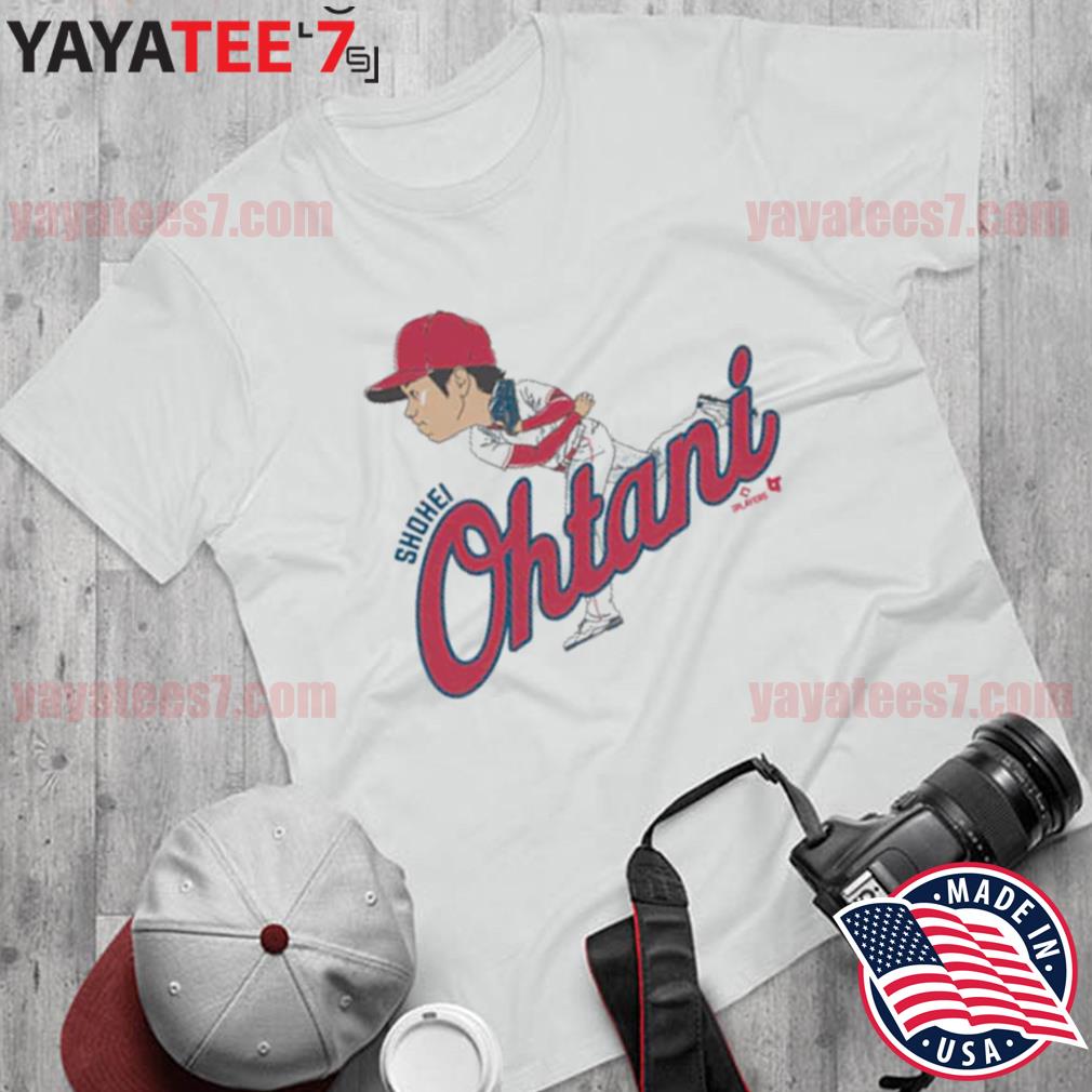 Mlb Shohei Ohtani Caricature T Shirt