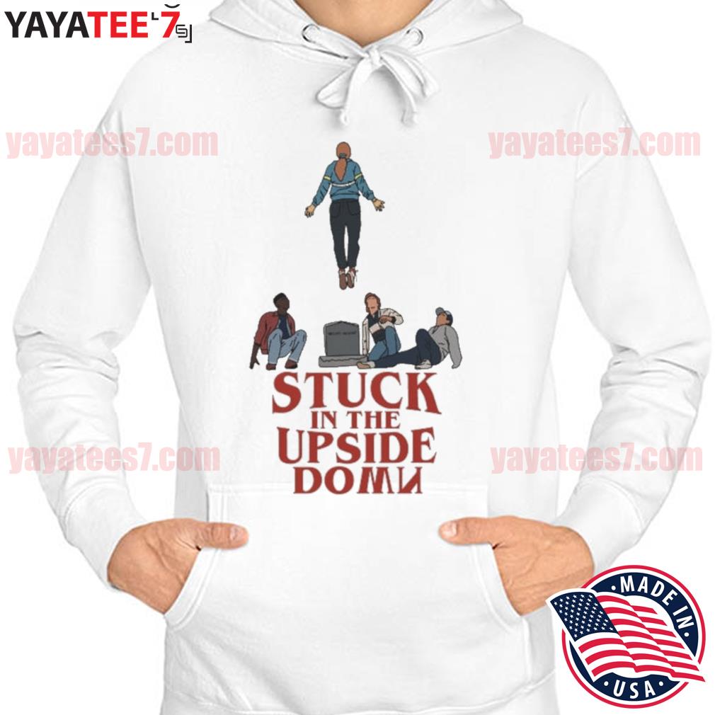 stuck in the upside down hoodie