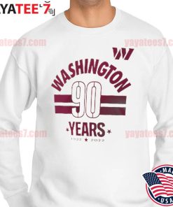 Washington Commanders Nike 90th Anniversary Legend T-Shirt, hoodie,  sweater, long sleeve and tank top