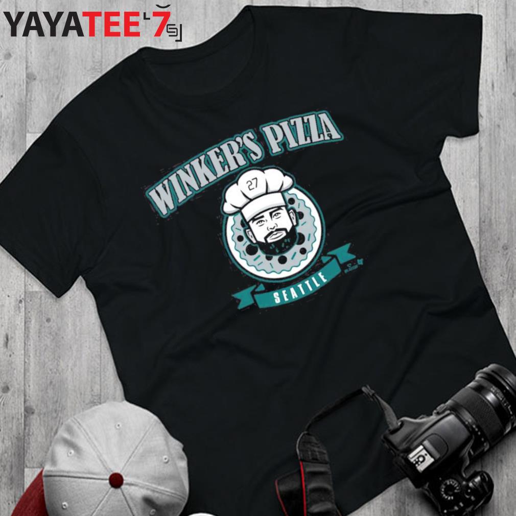Mariners Team Store on X: TONIGHT ONLY at T-Mobile Park! 🍕🍕 Get a FREE @ Mariners pizza pin with purchase of a Jesse Winker player t-shirt or jersey!  *While supplies last. Available at