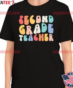 2nd Grade Teacher Back To School Groovy Vintage 2022 shirt
