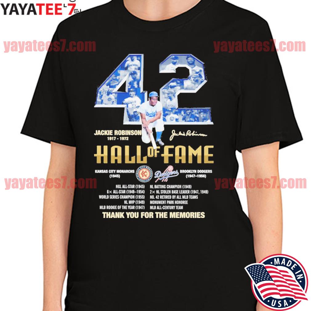 Jackie Robinson 42 Dodgers Signature Retro Jackie Robinson T-Shirt, hoodie,  sweater, long sleeve and tank top