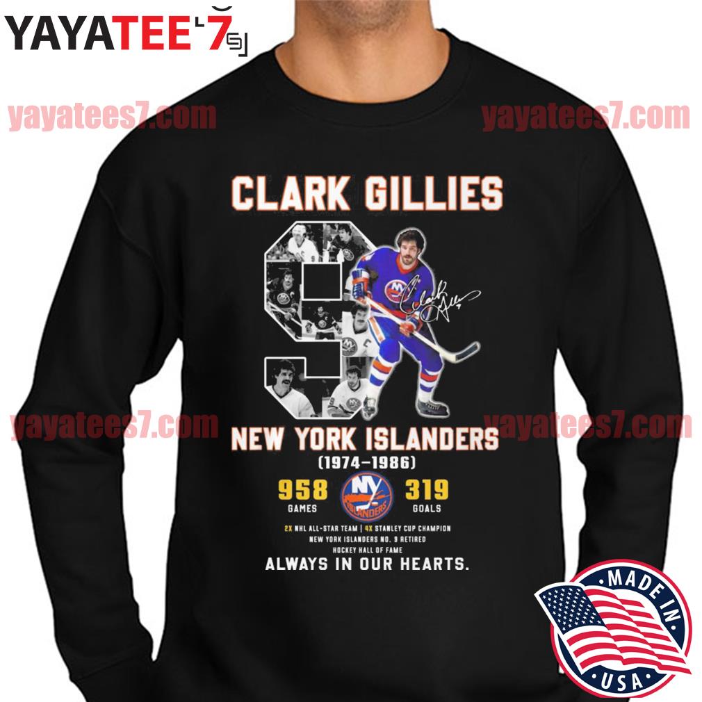 New York Islanders Clark Gillies Signed Hockey Jersey