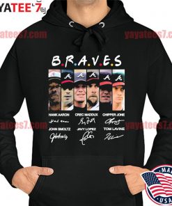 Atlanta Braves Hank Aaron Crec Maddux and Chipper Jones signatures shirt,  hoodie, sweater, long sleeve and tank top