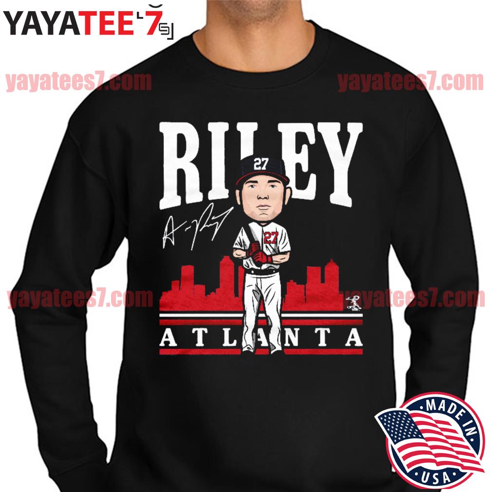 Austin Riley Toon Atlanta signature shirt, hoodie, sweater, long sleeve and  tank top