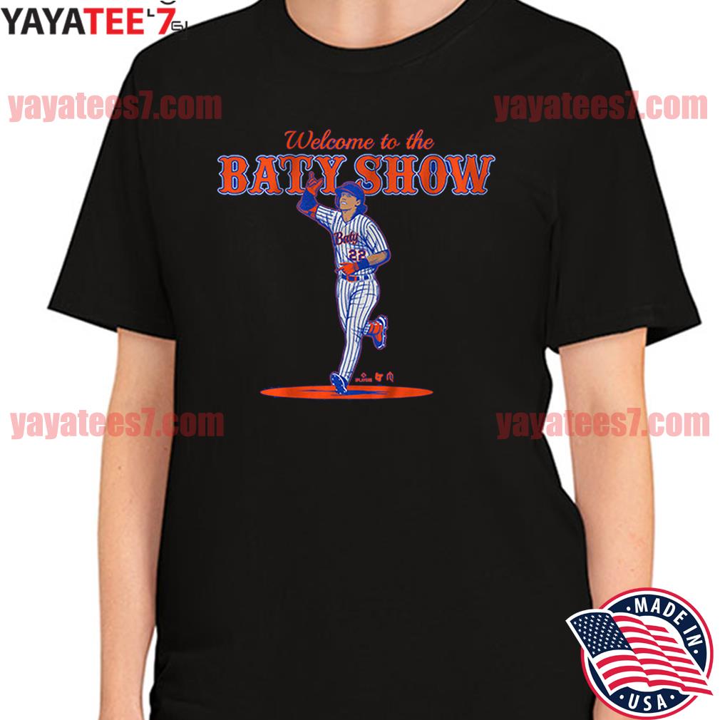 New York Mets Brett Baty welcome to the Baty show shirt, hoodie, sweater,  long sleeve and tank top