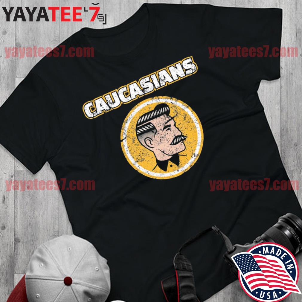 : Caucasians Funny Vintage Caucasians Pride T-Shirt