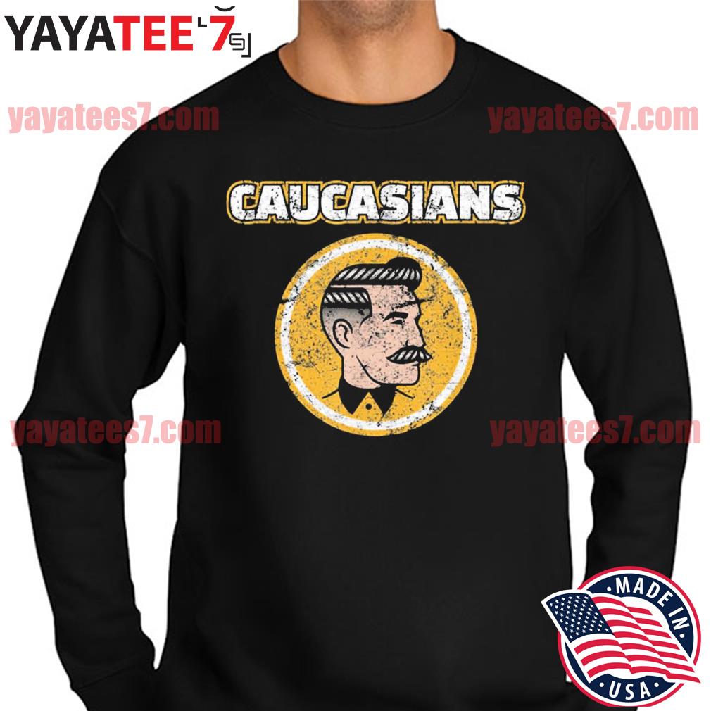 : Caucasians Funny Vintage Caucasians Pride T-Shirt