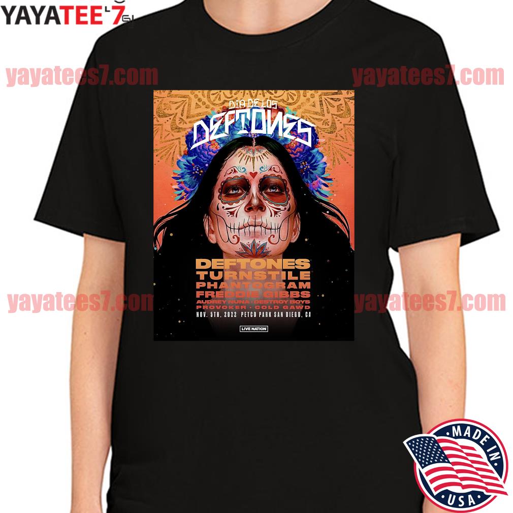 DEFTONES - Skull And Roses - T- Shirt