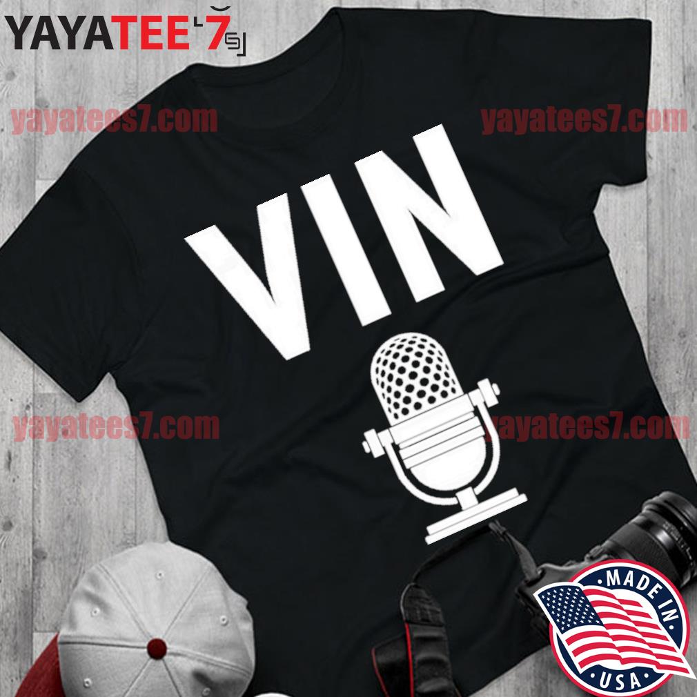 Vin Scully Microphone T Shirt Dodgers Memories Memorial Time For Baseball  Tee