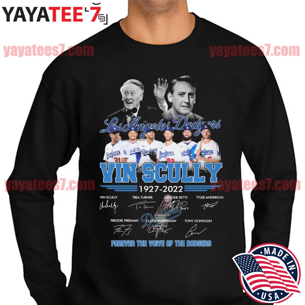 Vin Scully Shirt 1927-2022 Forever The Voice Of the Dodgers