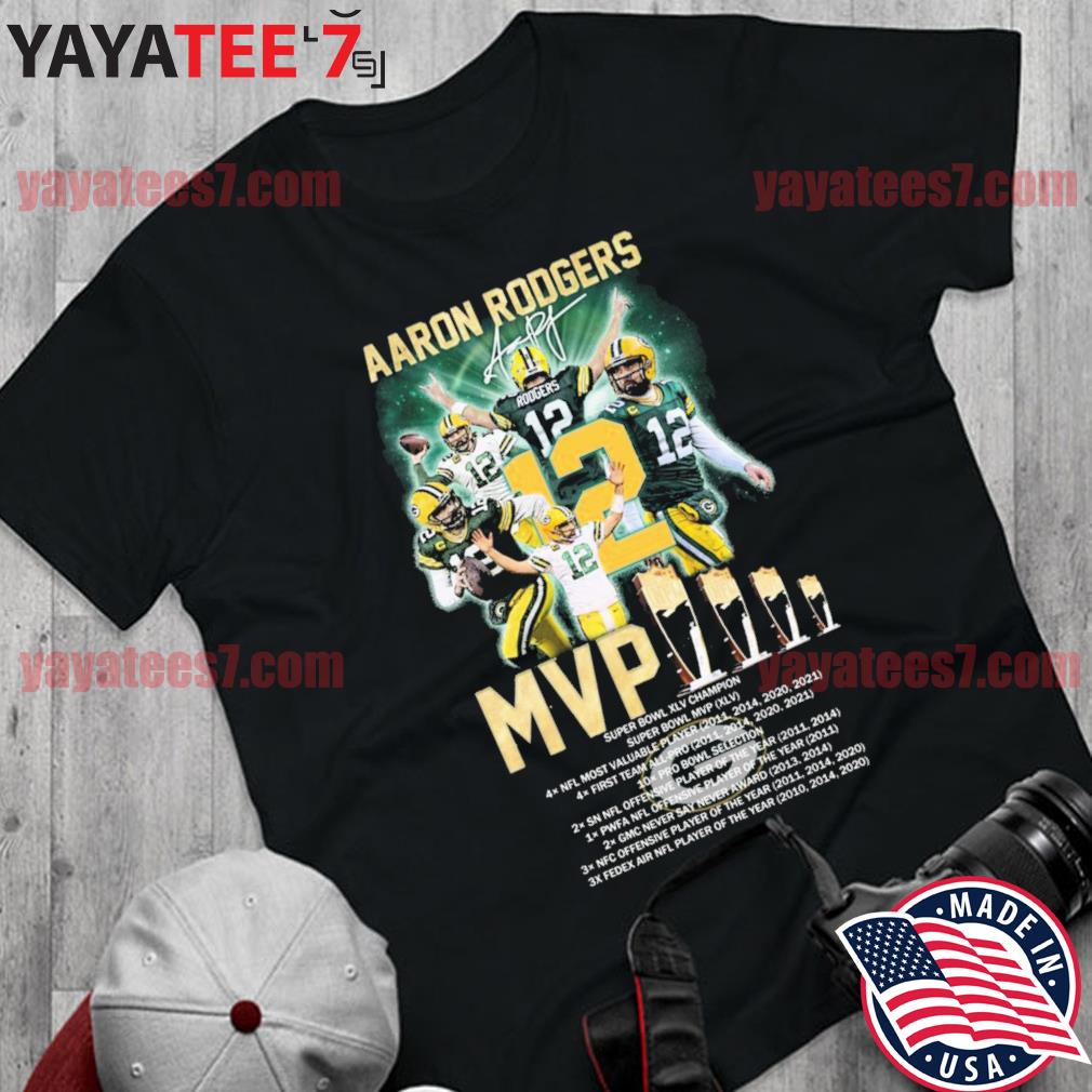 Green Bay Packers Aaron Rodgers 4x MVP shirt, hoodie, sweatshirt