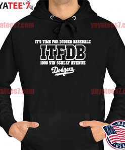 ITFDB Its Time For Dodger Baseball shirt, hoodie, sweater, long