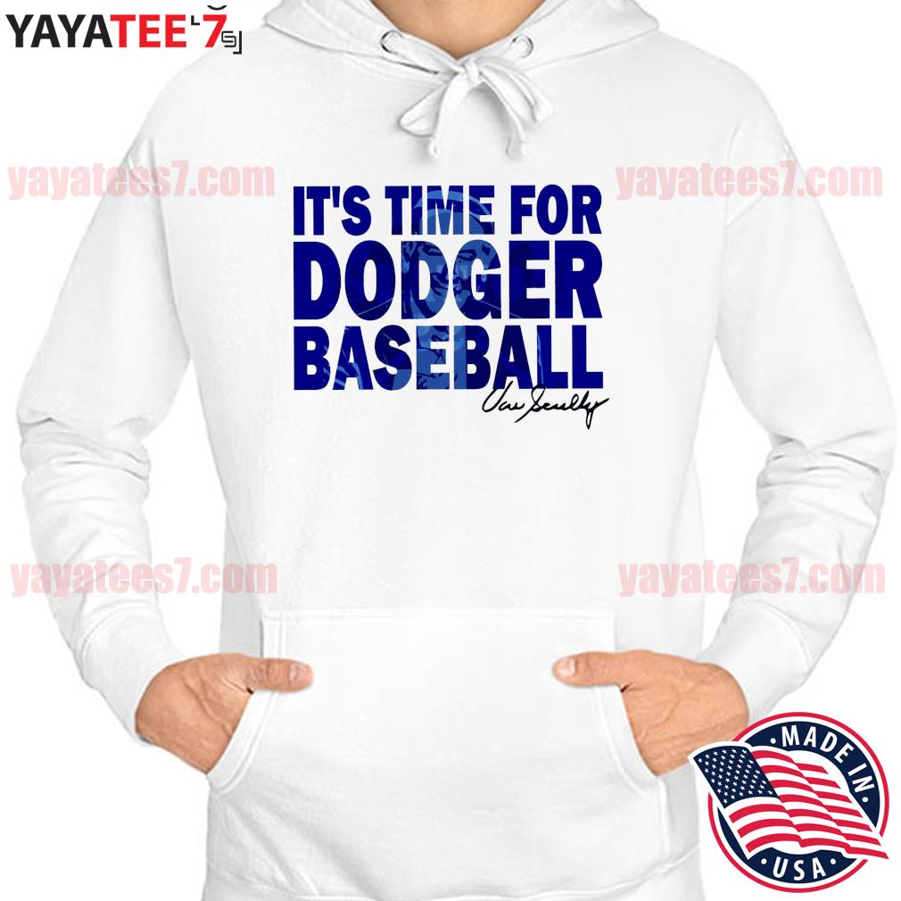 It's Time For Dodgers Baseball quotes Vin Scully T-Shirt - Anynee