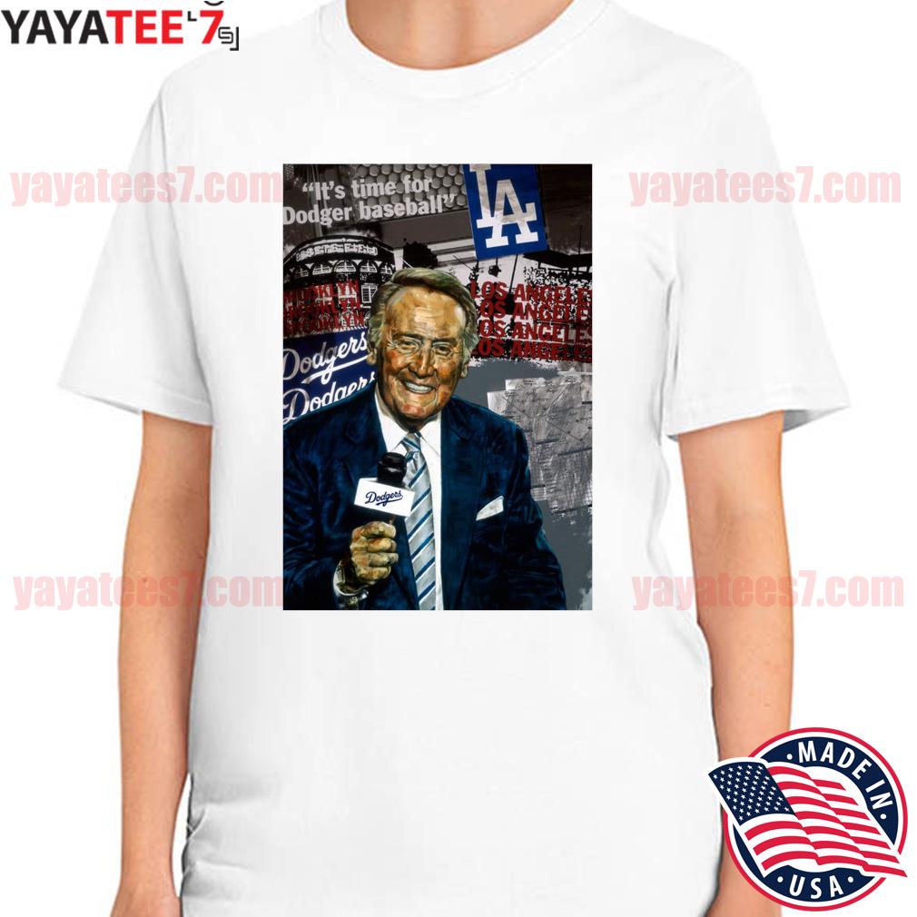It's time for Dodgers baseball Vin Scully shirt, hoodie, sweater, long  sleeve and tank top