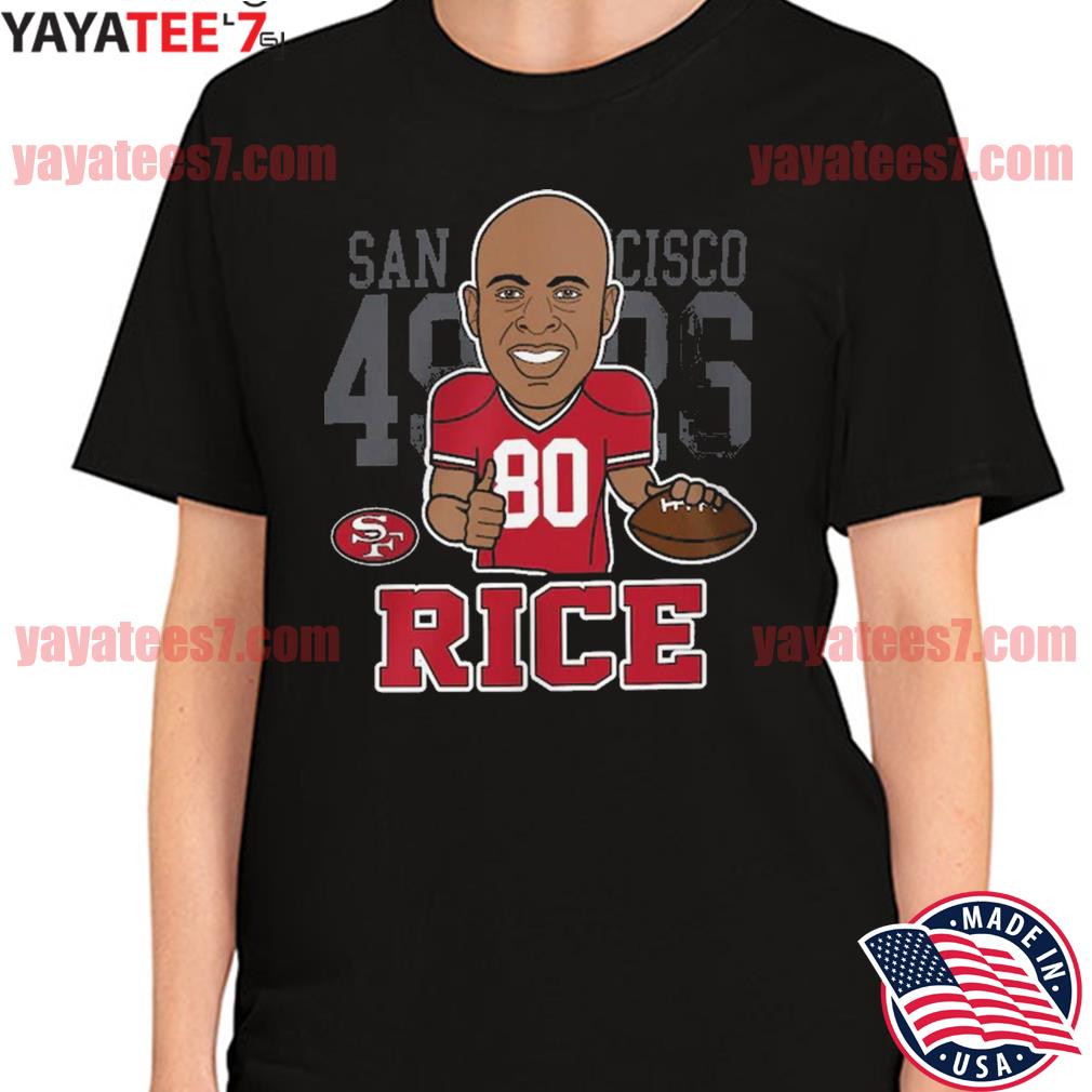 Jerry Rice San Francisco 49ers Mitchell And Ness Youth Caricature shirt,  hoodie, sweater, long sleeve and tank top