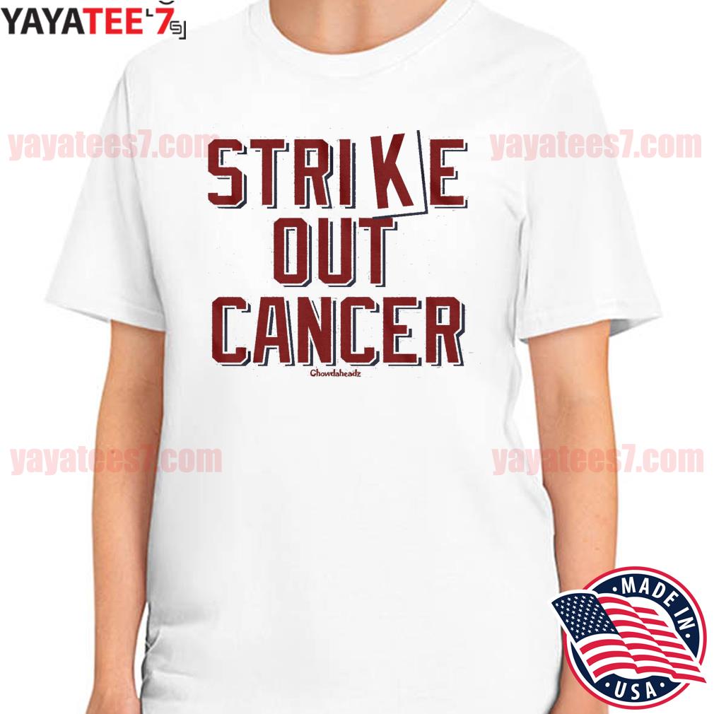 Chowdaheadz-T-Shirts Jimmy Fund Strike Out Cancer Long Sleeve T-Shirt